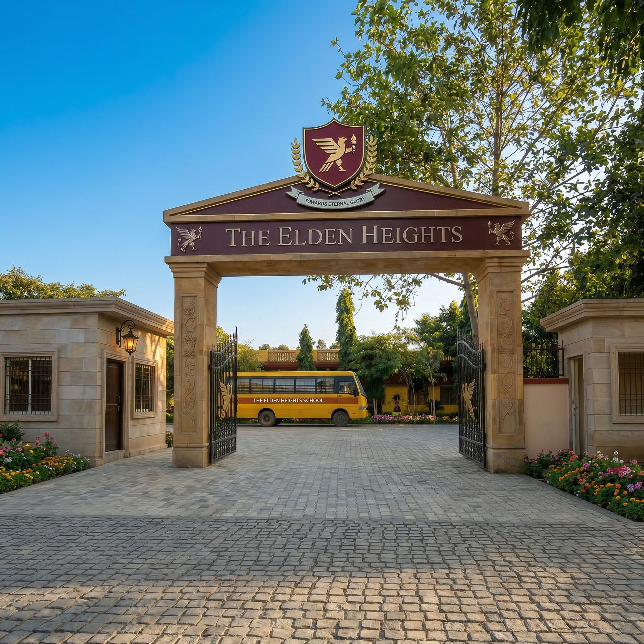 Elden Heights School campus in Hazaribagh Jharkhand